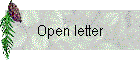 Open letter